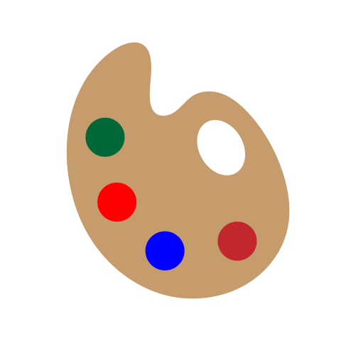 Paint palette vector png