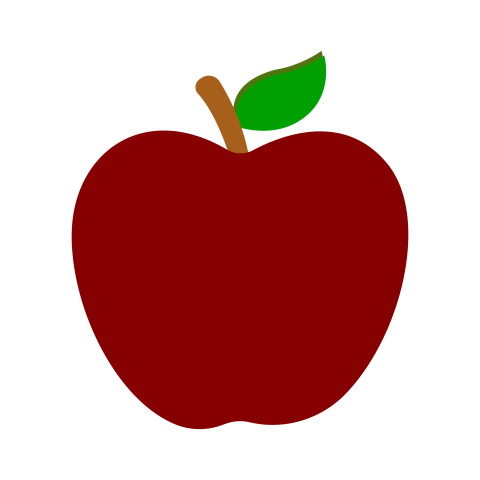 Red apple png clipart download