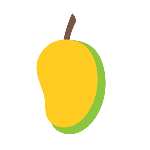 Mango illustration png transparent