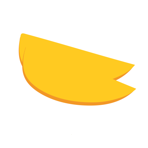 Mango slice illustration png free