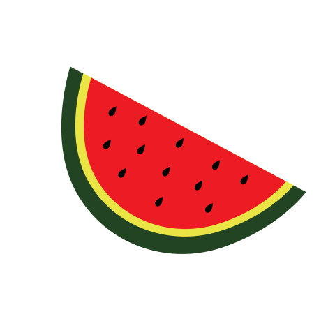 Watermelon slice illustration free