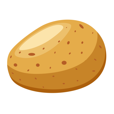 Potato illustration png transparent