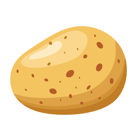Potato illustration png free