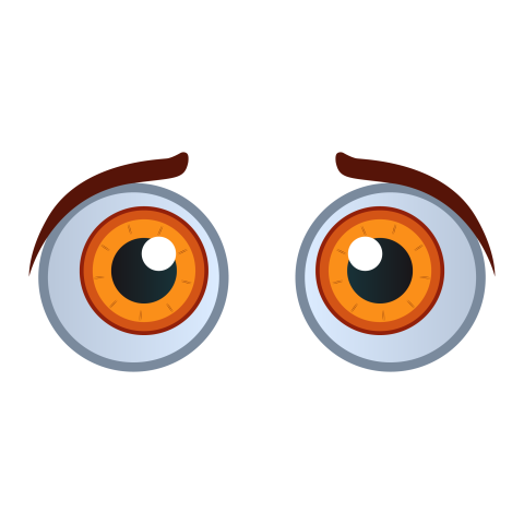 Eye illustration png transparent