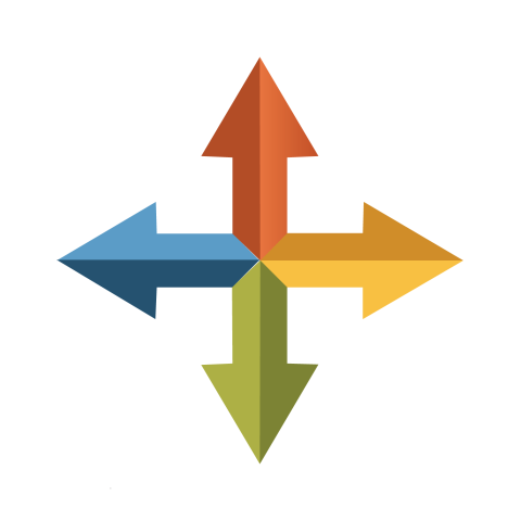4 direction arrow png
