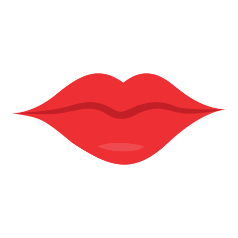 Cartoon lips png transparent