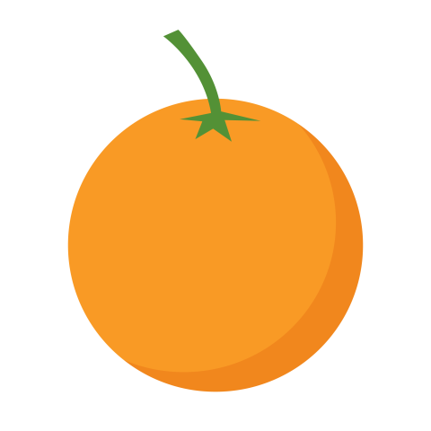 Orange illustration png free