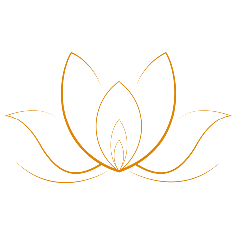 Golden lotus logo vector png