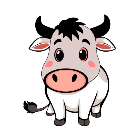 Cartoon cow png transparent free download