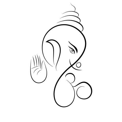 Lord ganesha png vector free download