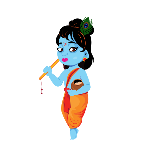 Krishna vector png free download