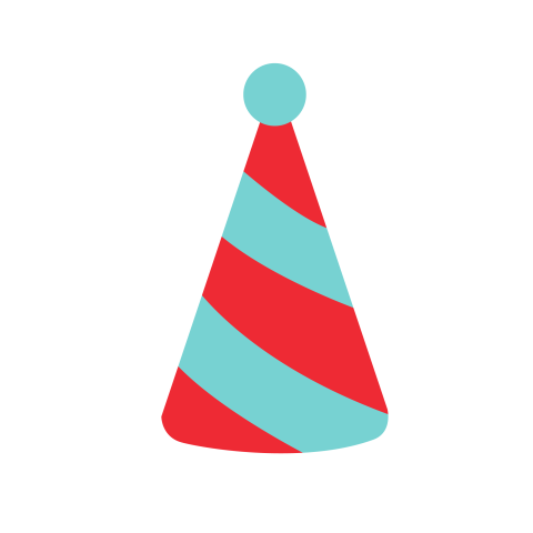 Transparent birthday hat png
