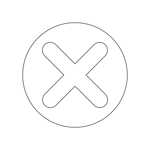 Circle cross png transparent