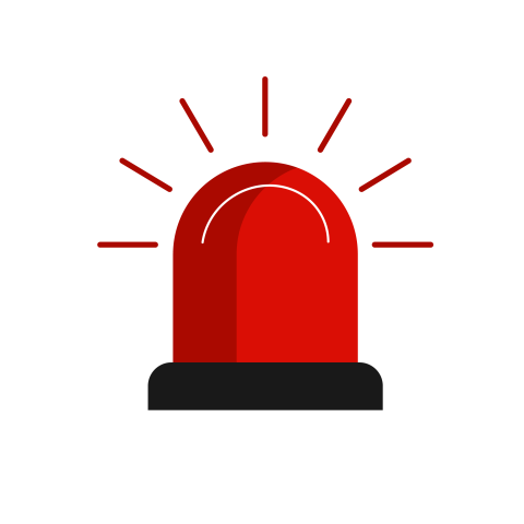 Emergency alarm sign png