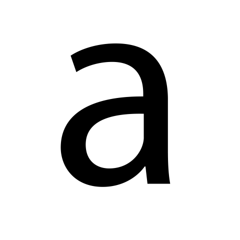 Alphabet small letter a png transparent