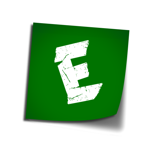 Letter e png transparent