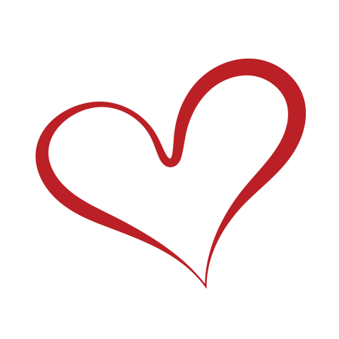 Red heart png image free download