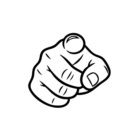 Pointing hand png transparent free download