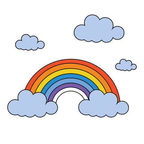 Rainbow png transparent background free download