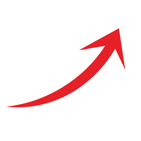 Curved red arrow png transparent free download