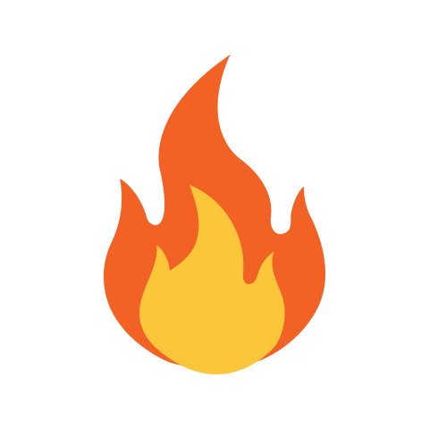 Fire vector png transparent free download