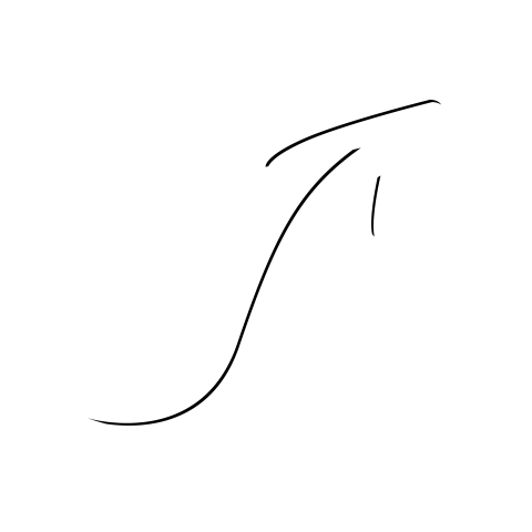 Curved white arrow png free