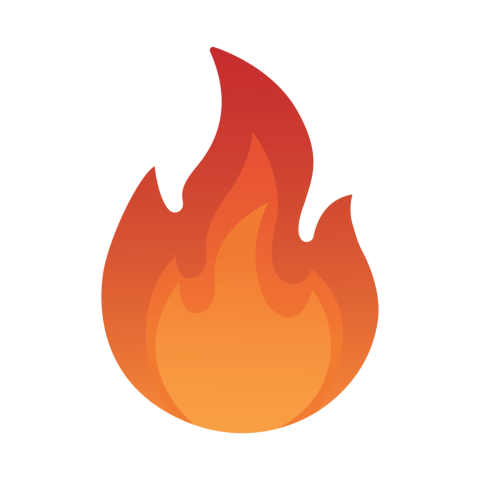 Fire reaction icon png free download