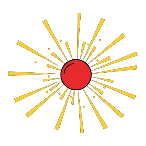 Exploding focus lines png free download