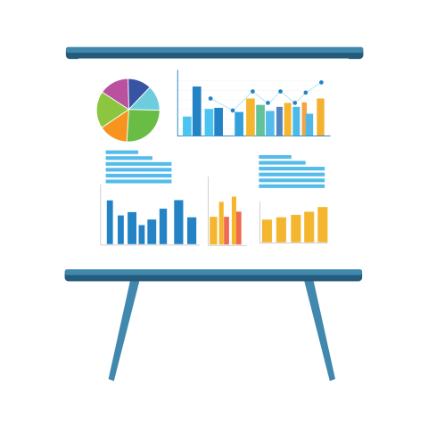 Business Presentation Board PNG Download