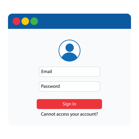 Login Form PNG For Website Download