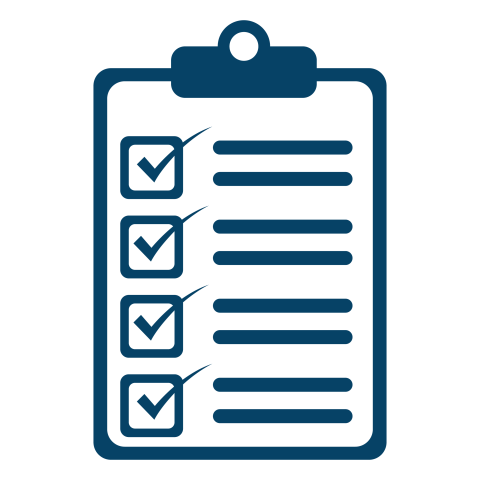 Blue Checklist Clipboard PNG Free Download