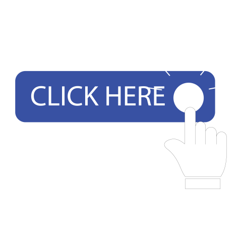 Click Here Blue Button with Hand Pointer PNG