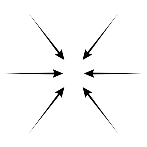 Black pointing arrow png image download