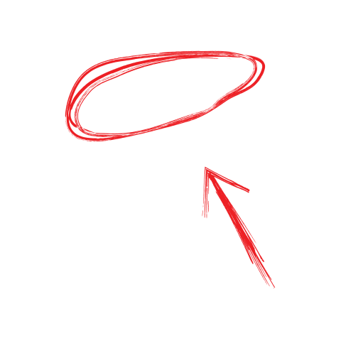Arrow with circle png transparent