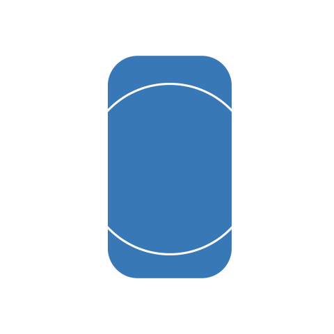 Rotate Screen Icon with Arrows PNG
