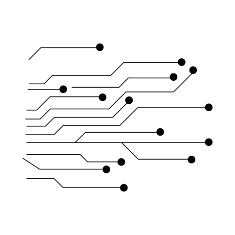 Cloud Technology Circuit Connection PNG Icon