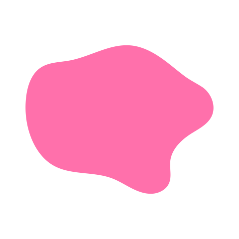 Pink Organic Abstract Shape PNG Transparent