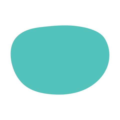 Mint Green Oval Abstract Shape PNG Transparent