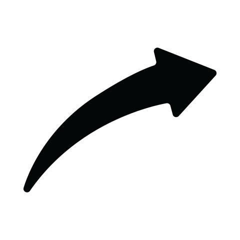 Right Curved Arrow PNG