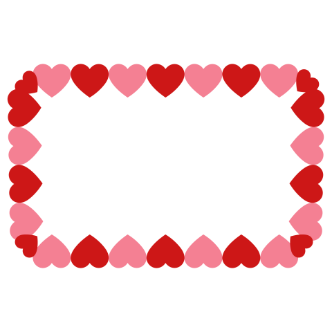 Heart Border Pattern PNG Transparent