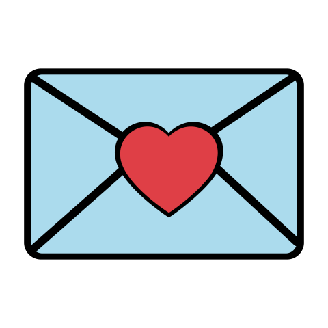 Love Letter Envelope PNG