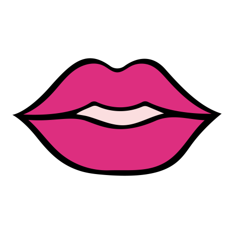 Pink Lips PNG Transparent