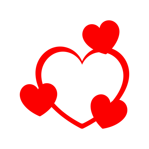 Red heart png Transparent Free Download