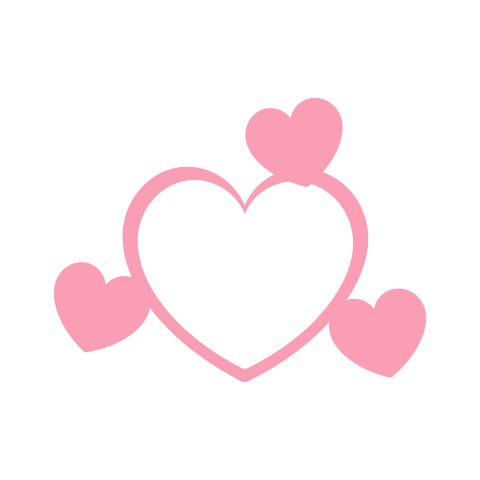 Pink heart png transparent download