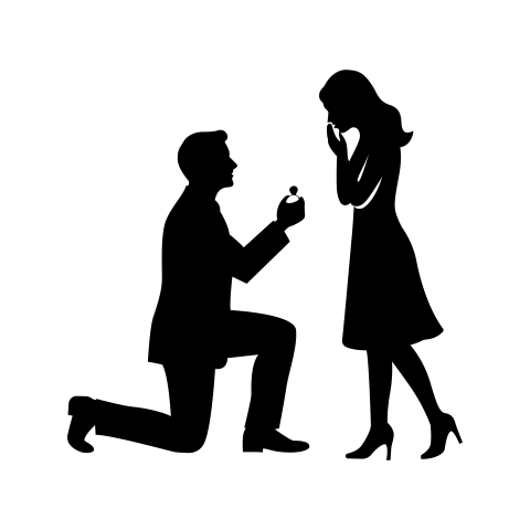 Romantic Proposal Symbol PNG