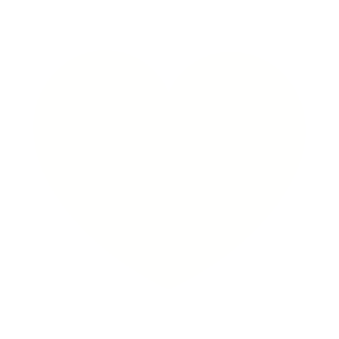 White Love Heart Transparent Background