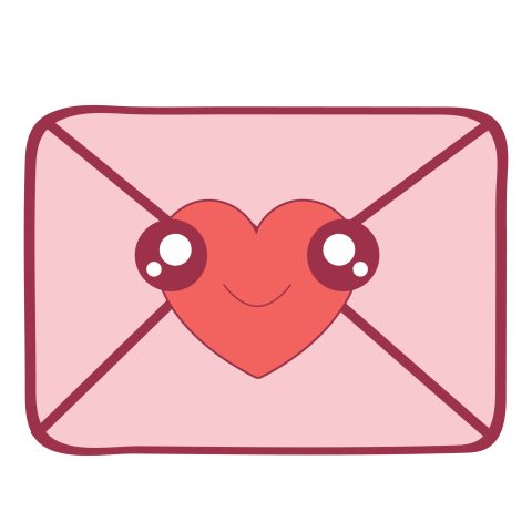 Love letter envelope png free download