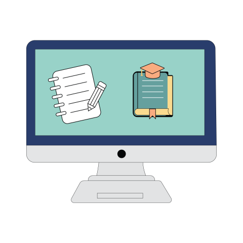 Online education icon png background