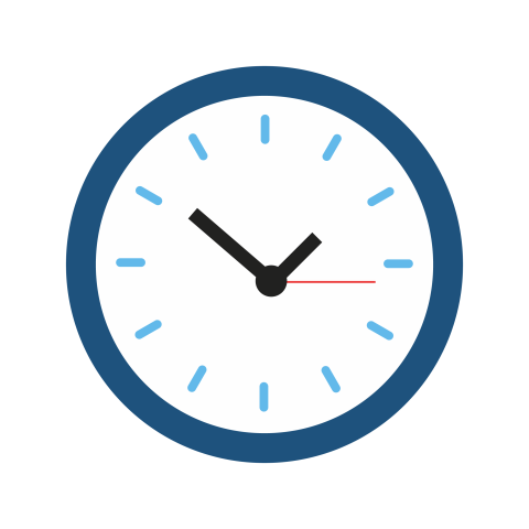 Wall Clock Icon PNG Illustration Free Download