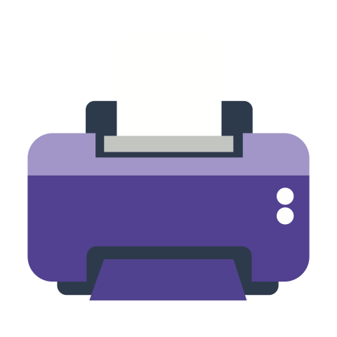 Printer icon PNG transparent